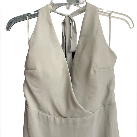 Birdy Grey Moni Convertible Maxi Dress Size M Dove Grey Bridesmaid Gown Fairy - Picture 10 of 13